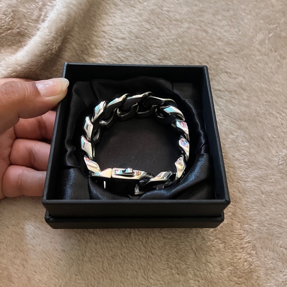 Rare-Romance CHUNKY CUBAN BRACELET - Picture 4 of 6